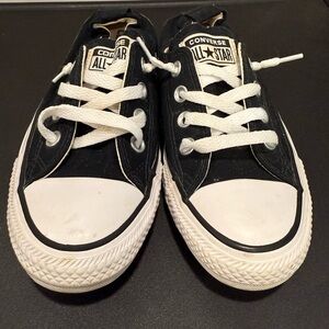 Converse Chuck Taylor All Star Shoreline Women’s Black and White Sporty Sneakers